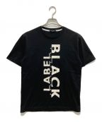 BLACK LABEL CRESTBRIDGEブラックレーベル クレストブリッジ）の古着「ロゴTシャツ」｜ブラック