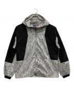 THE NORTHFACE PURPLELABELザ・ノースフェイス パープルレーベル）の古着「Paisley Print Mountain Wind Parka/ペイズリープリント マウンテンウインドパーカー/19's」｜ブラック×グレー