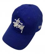 New Era×stussyニューエラ×ステューシー）の古着「9TWENTY BASIC STRAPBACK」｜ブルー