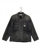 DAIRIKUダイリク）の古着「Vintage Wash Denim Cover All/22AW」｜グレー