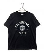 BALENCIAGAバレンシアガ）の古着「ヴィンテージロゴTシャツ」｜ブラック