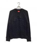 ICE CREAMアイスクリーム）の古着「Sprinkles Cable Knit Sweater」｜ブラック