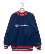 Champion REVERSE WEAVEチャンピオン リバース ウィーブ）の古着「90ｓクルーネックスウェット」｜ネイビー