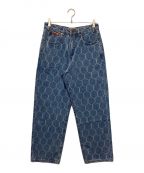 BUTTER GOODSバターグッズ）の古着「Chain Link Denim Jeans」｜インディゴ