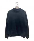 nonnativeノンネイティブ）の古着「DWELLER MOCK NECK COTTON SWEAT」｜ブラック