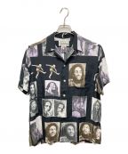 WACKO MARIAワコマリア）の古着「19SS BOB MARLEY HAWAIIAN SHIRT」｜ブラック