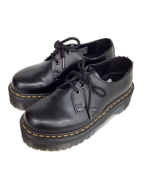 Dr.Martens（ドクターマーチン）Dr.Martens (ドクターマーチン) QUAD 3 ホール シューズ ブラック サイズ:UK 4の古着・服飾アイテム