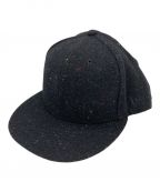 New Era×Harris Tweedニューエラ×ハリスツイード）の古着「59FIFTY HARRIS TWEED ハリスツイード ブラック」｜グレー