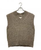 TODAYFULトゥデイフル）の古着「Yarn Knit Vest」｜グレー