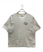 blurhms ROOTSTOCKブラームスルーツストック）の古着「N.V.Y.M.AプリントTシャツ」｜ホワイト