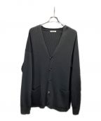 AURALEEオーラリー）の古着「SUPER HARD TWIST RIB KNIT BIG CARDIGAN / ビッグカーディガン」｜ブラック