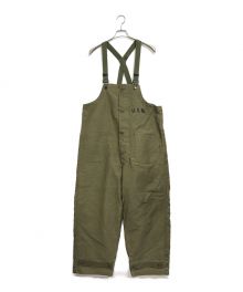 VINTAGE MILITARY（ヴィンテージ ミリタリー）の古着「[古着]U'S NAVY N-1デッキパンツ」｜カーキ