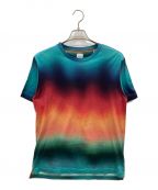 PAUL SMITHポールスミス）の古着「GRADIENT ALL OVER PRINT T-SHIRT」｜グリーン