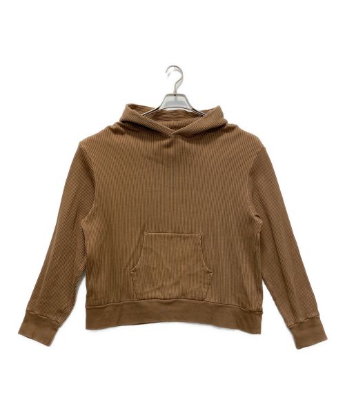 blurhms ROOTSTOCK（ブラームスルーツストック）blurhms ROOTSTOCK (ブラームスルーツストック) Cotton Wide-wale Hoodie P/O ブラウン サイズ:3の古着・服飾アイテム