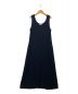 EBURE（エブール）の古着「Clear Rib Sleeveless Dress」｜ネイビー