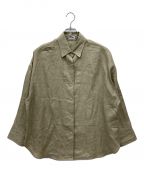 Lisiereリジェール）の古着「Linen 2Way Shirt」｜ベージュ