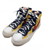 NIKE×sacaiナイキ×サカイ）の古着「ハイカットスニーカー/BLAZER MID/SACAI」｜VARSITY MAIZE/VARSIT