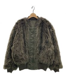 08sircus（ゼロエイトサーカス）の古着「Rex eco fur MA-1 reversible」｜カーキ