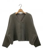 DRESSLAVEドレスレイブ）の古着「nylon angora doubleface short zip jacket」｜グレー