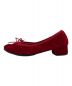 Repetto (レペット) ベロアパンプス レッド サイズ:36 1/2：3980円