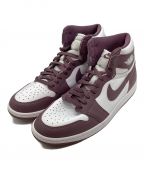 NIKEナイキ）の古着「AIR JORDAN 1 RETRO HIGH OG WHITE/SKY J MAUVE-WHITE」｜モーブホワイト