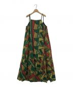 Ameriアメリ）の古着「LINDA TURKEY ORGANIC DRESS」｜グリーン