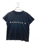 MM6 Maison Margielaエムエムシックス メゾンマルジェラ）の古着「ロゴTシャツ」｜ブラック