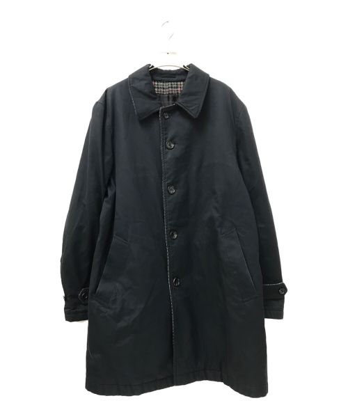 COMME des GARCONS HOMME（コムデギャルソン オム）COMME des GARCONS HOMME (コムデギャルソン オム) 製品加工ステンカラーコート ネイビー サイズ:Lの古着・服飾アイテム