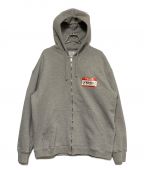 VETEMENTSヴェトモン）の古着「MY NAME IS VETEMENTS ZIP UP HOODIE」｜グレー