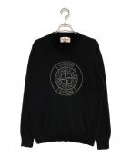 SUPREME×STONE ISLANDシュプリーム×ストーンアイランド）の古着「Reflective Compass Sweater」｜ブラック