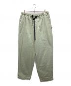 DESCENDANTディセンダント）の古着「CLASP TWILL TROUSERS」｜グリーン