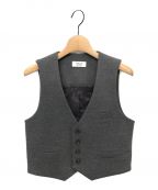 TIMELESS WOMENタイムレス ウーマン）の古着「FLANNNEL VEST」｜グレー