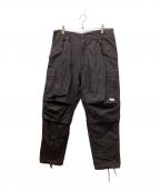 DESCENDANTディセンダント）の古着「D-65M SATIN TROUSERS/D-65Mサテントローザーズ」｜ブラック