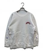 BEAMS GOLF×Champion REVERSE WEAVEビームスゴルフ×チャンピオン リバース ウィーブ）の古着「別注 リバースウィーブ スウェット」｜ホワイト