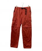 stussy×GRAMICCIステューシー×グラミチ）の古着「Cargo Zip Off Pants」｜オレンジ