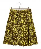 Heaven by Marc Jacobsヘブンバイマークジェイコブス）の古着「Heaven by Marc Jacobs　Techno Skirt」｜イエロー