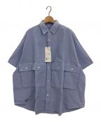 FreshServiceフレッシュサービス）の古着「OXFORD FLAP POCKET S/S SHIRT」｜ブルー