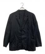 Yohji Yamamoto pour hommeヨウジヤマモト プールオム）の古着「Yohji Yamamoto pour homme　製品染め3Bジャケット」｜ブラック