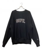 SOPHNET.×Champion REVERSE WEAVEソフネット×チャンピオン リバース ウィーブ）の古着「CREWNECK SWEAT/クルーネックスウェット」｜ブラック