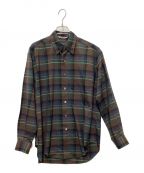 AURALEEオーラリー）の古着「SUPER LIGHT WOOL CHECK SHIRTS」｜ブラウン