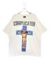 SAINT MICHAEL（セントマイケル）の古着「KK/SS TEE / COMPLICATED」｜ホワイト