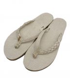 RAINBOW SANDALSレインボーサンダル）の古着「RAINBOW Sandals SINGLE LAYER - HEMP」｜ベージュ