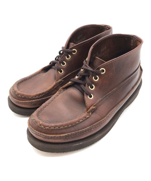 RUSSELL MOCCASIN（ラッセルモカシン）RUSSELL MOCCASIN (ラッセルモカシン) チャッカーブーツ ブラウン サイズ:SIZE 5 1/2の古着・服飾アイテム