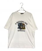 GOD SELECTION XXX×A BATHING APEゴッドセレクショントリプルエックス×アベイシングエイプ）の古着「General Tee」｜ホワイト