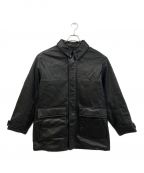 UNIVERSAL PRODUCTS.ユニバーサルプロダクツ）の古着「Sheep Leather Carcoat」｜ブラック