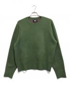 stussyステューシー）の古着「Paisley Sweater」｜カーキ