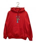 SUPREMEシュプリーム）の古着「×Tabboo! 18FW / Flowers Hooded Sweatshirt」｜レッド