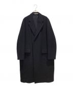 AURALEEオーラリー）の古着「DOUBLE CLOTH SUPER FINE MELTON CHESTERFIELD COAT」｜ブラック