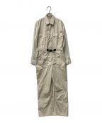 TOGA ARCHIVES×Dickiesトーガアーカイブス×ディッキーズ）の古着「Jumpsuit dickies sp ジャンプスーツ ディッキーズ TC21-FI512」｜ベージュ