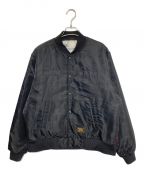 WTAPSダブルタップス）の古着「Team Jacket NYLON.TWILL.TEXTILE BK」｜ブラック